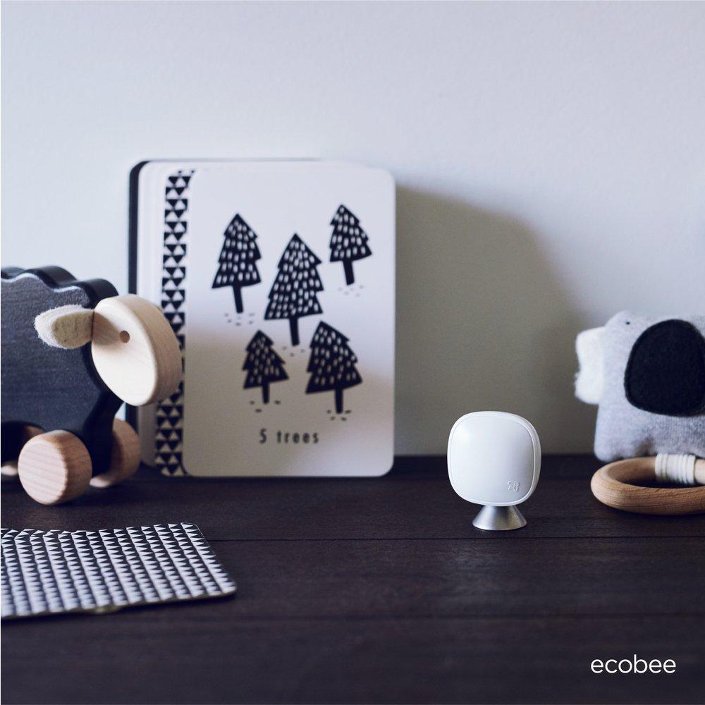 Ecobee White 1-3/5 in. Thermostat Sensor 