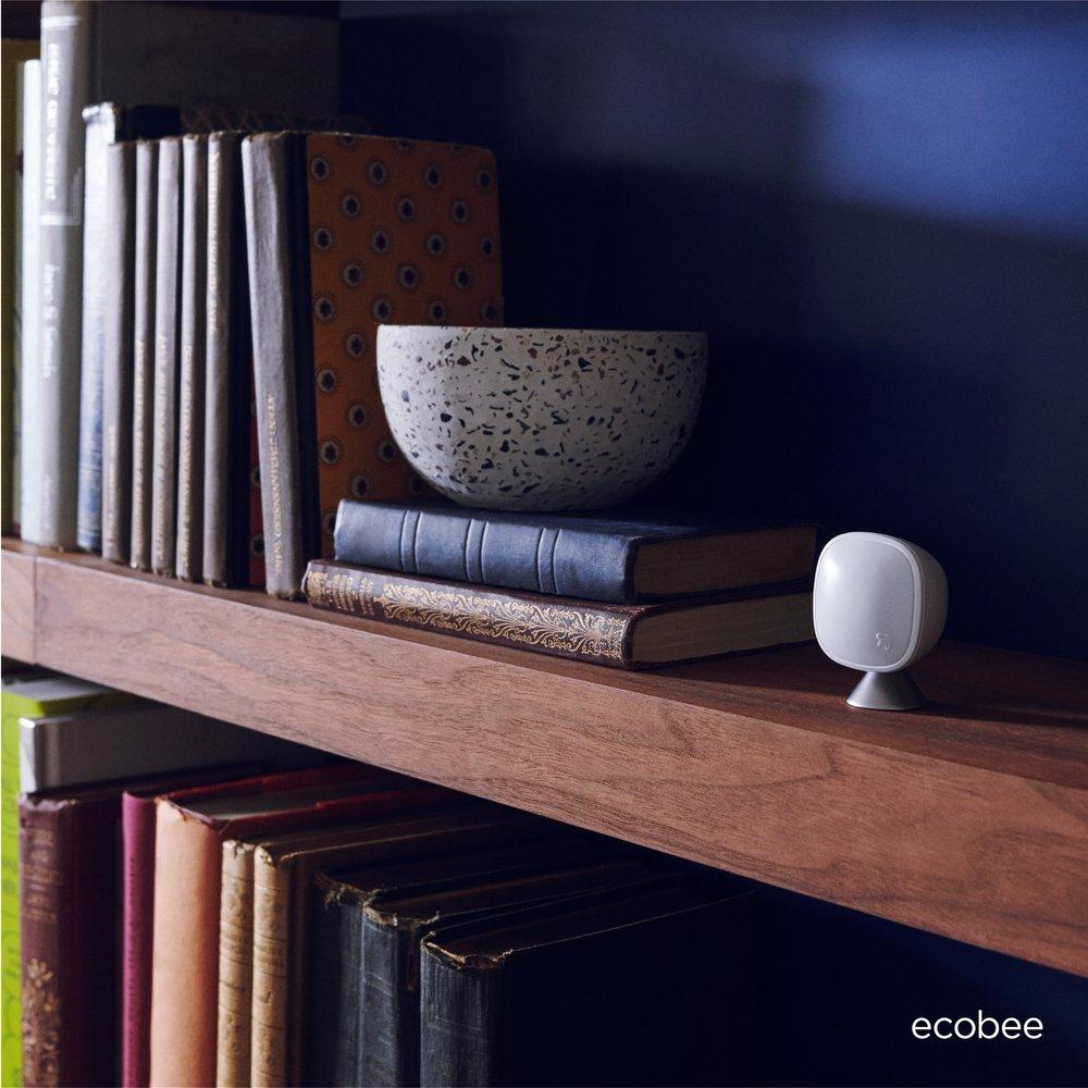 Ecobee White 1-3/5 in. Thermostat Sensor 