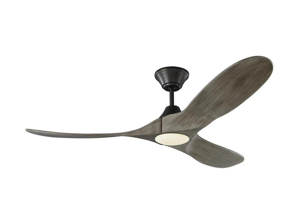 Visual Comfort & Co. Fan Aged Pewter 52 in. 30W 1-Light LED Ceiling Fan 