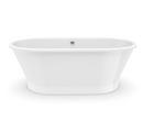 65-1/2 x 35-1/2 in. Freestanding Bathtub with Front Center Drain in White