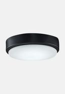 18W 1-Light LED Ceiling Fan Light Kit in Black
