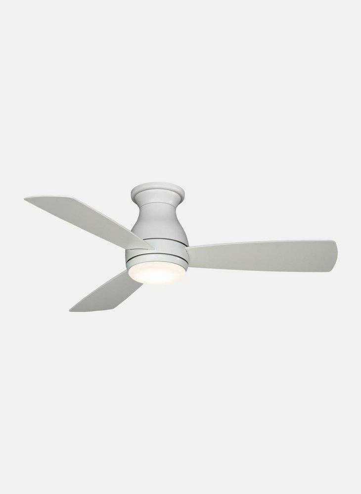 Fanimation Matte White 50W 1-Light LED 3-Blade Ceiling Fan 