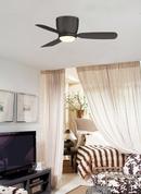 Fanimation Matte Greige 44 in. 3-Blade Indoor/Outdoor Ceiling Fan 