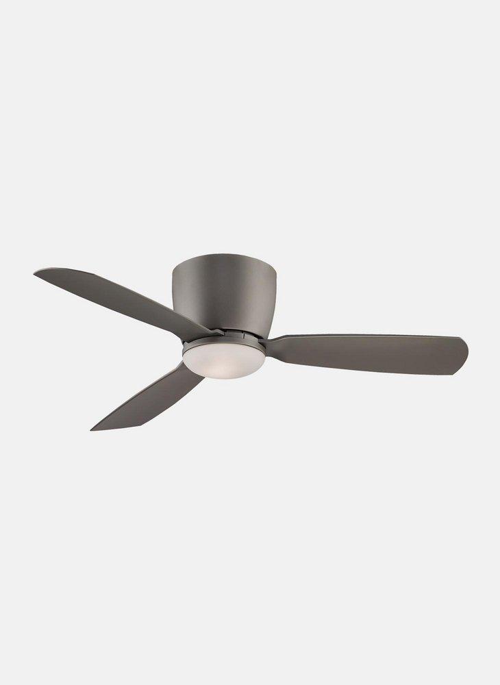 Fanimation Matte Greige 44 in. 3-Blade Indoor/Outdoor Ceiling Fan 