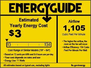 Fanimation Black 13W 1-Light 3-Blade LED Ceiling Fan 