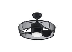 13W 1-Light 3-Blade LED Ceiling Fan in Black