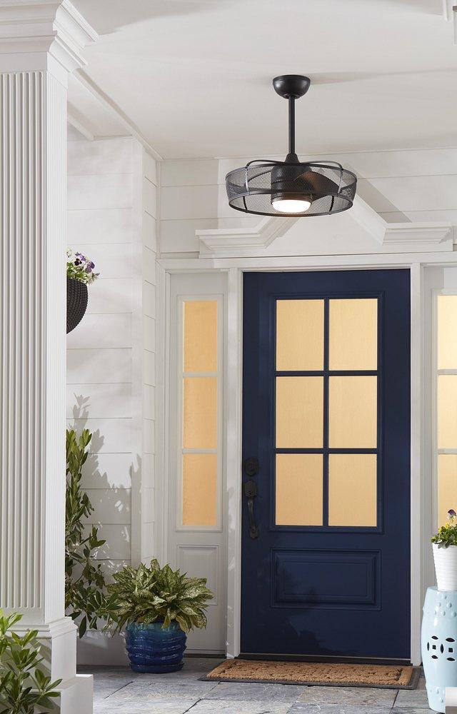 Fanimation Black 13W 1-Light 3-Blade LED Ceiling Fan 