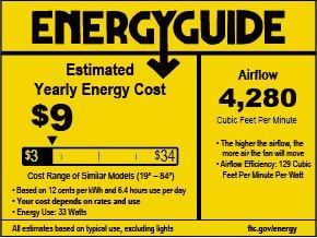 Fanimation Dark Bronze 56 in. 56W 1-Light LED Ceiling Fan 