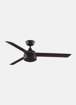56 in. 56W 1-Light LED Ceiling Fan in Dark Bronze
