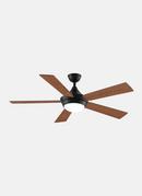 Fanimation Dark Bronze 52 in. 60W 5-Blade Ceiling Fan with LED Light 