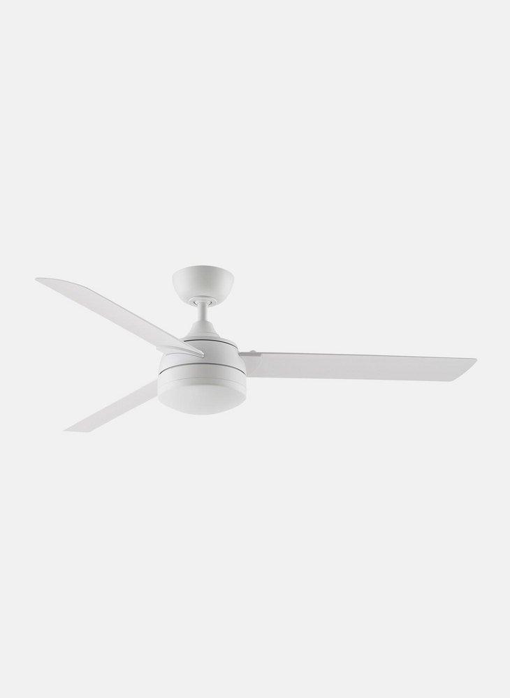 Fanimation Matte White 56 in. 18W 1-Light LED Ceiling Fan 