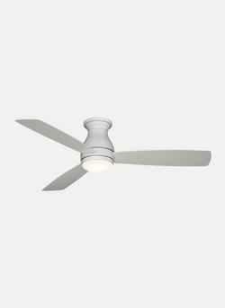 52W 1-Light LED 3-Blade Ceiling Fan in Matte White