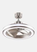 44.8W 1-Light 4-Blade Connector LED Ceiling Fan in Brushed Nickel