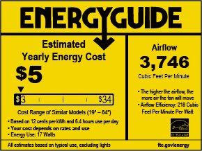 Fanimation Black 52 in. Ceiling Fan 