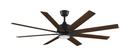 31W 1-Light LED Ceiling Fan in Dark Bronze