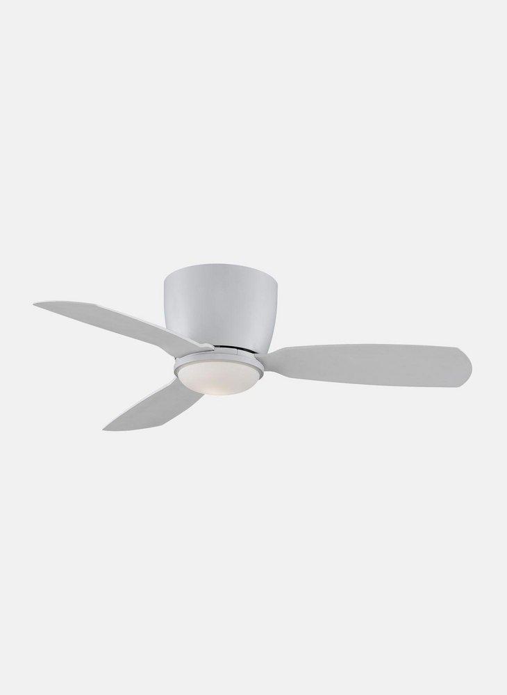 Fanimation Matte White 45W 1-Light 3-Blade LED Ceiling Fan 