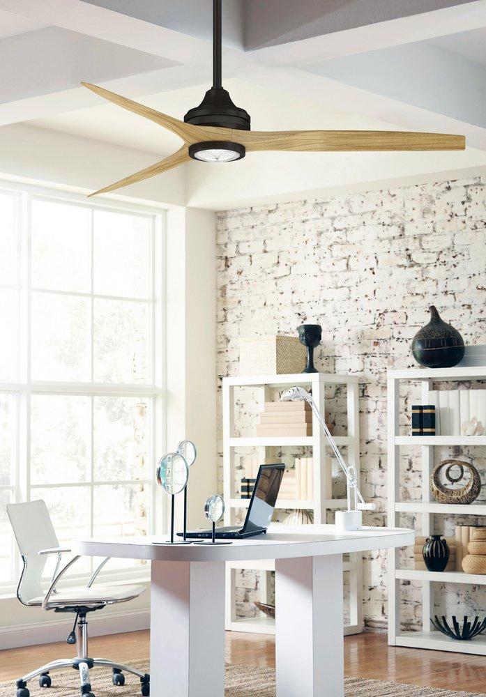 Fanimation Dark Bronze 63W 1-Light LED Ceiling Fan 