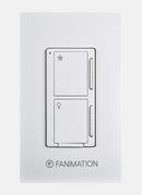 3-Speed Fan and Light Wall Control in White