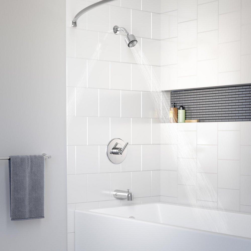 Symmons Industries Matte Black Single Handle Single Function Bathtub & Shower Faucet (Trim Only) 