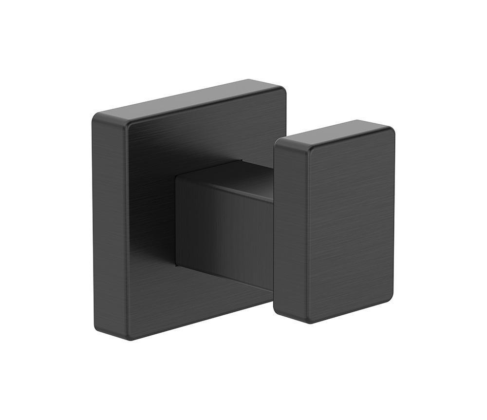Symmons Industries Matte Black 1-Hook Robe Hook 