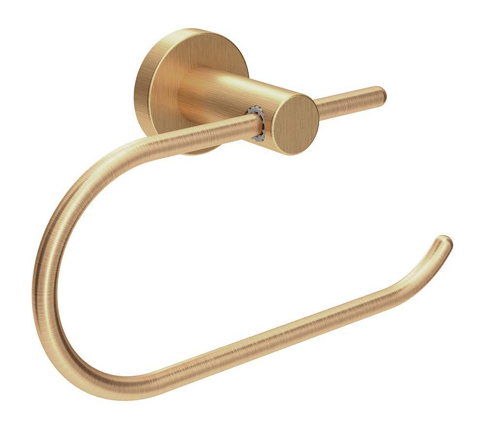Symmons Industries Brushed Bronze Horizontal and Wall Toilet Tissue Holder 