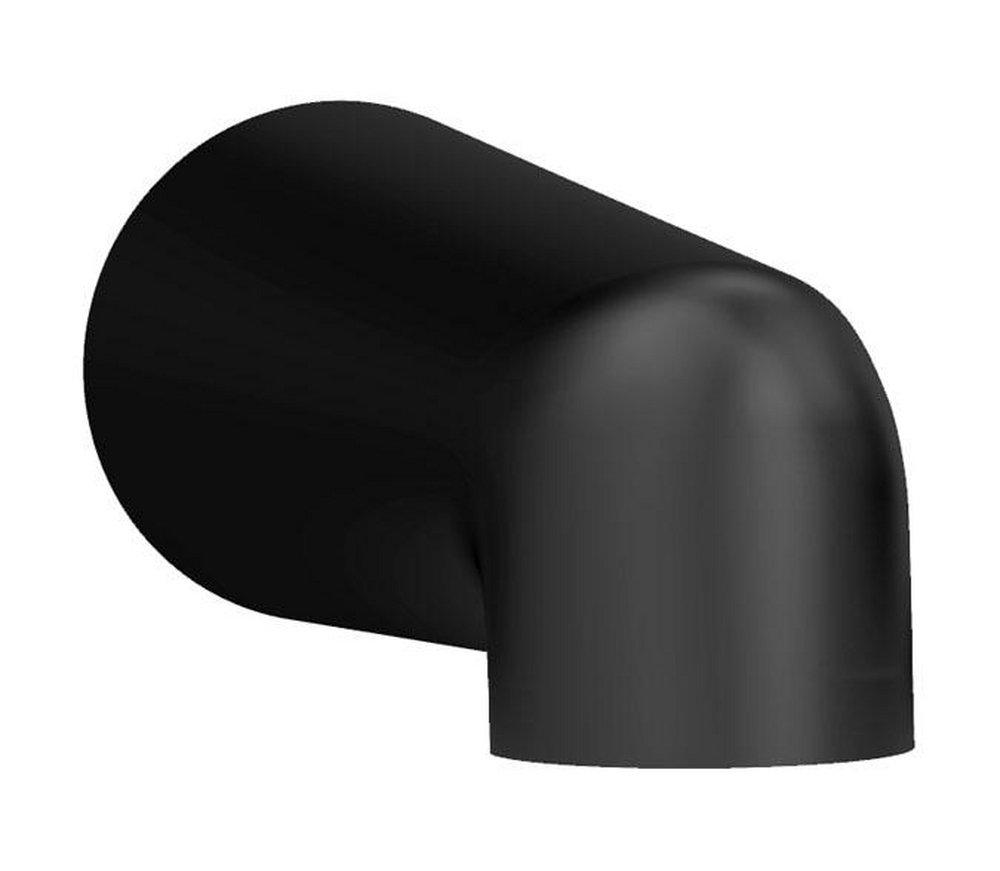 Symmons Industries Matte Black 1/2 in. Tub Spout 