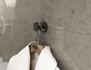 Symmons Industries Matte Black 1-Hook Robe Hook 