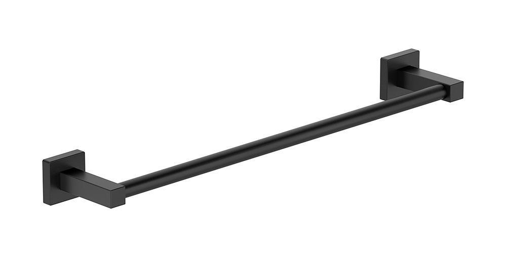 Symmons Industries Matte Black Towel Bar in Matte Black 