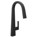 Single Handle Pull Down Kitchen Faucet in Matte Black