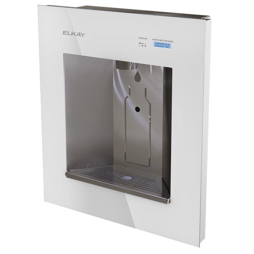 Elkay Aspen White Built-in Stainless Steel Indoor Bottle Filling Station 