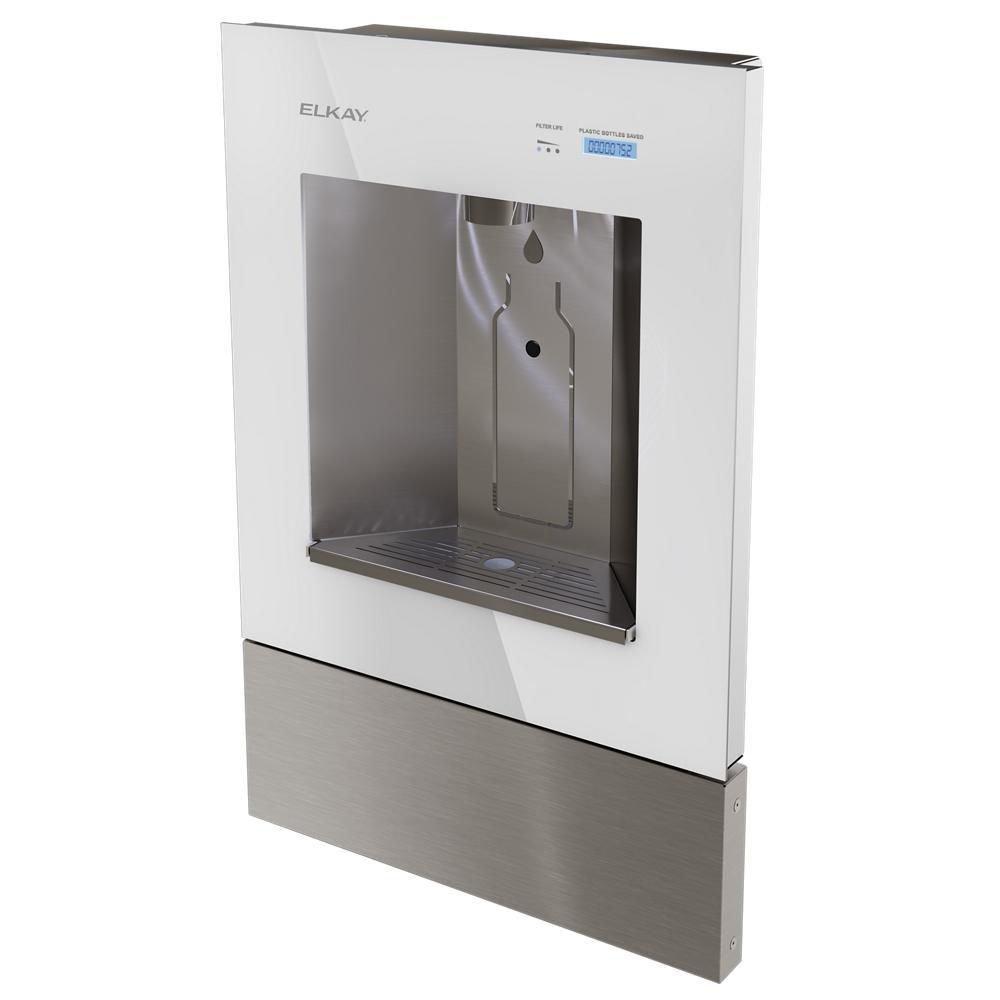 Elkay Aspen White Built-in Stainless Steel Indoor Bottle Filling Station 