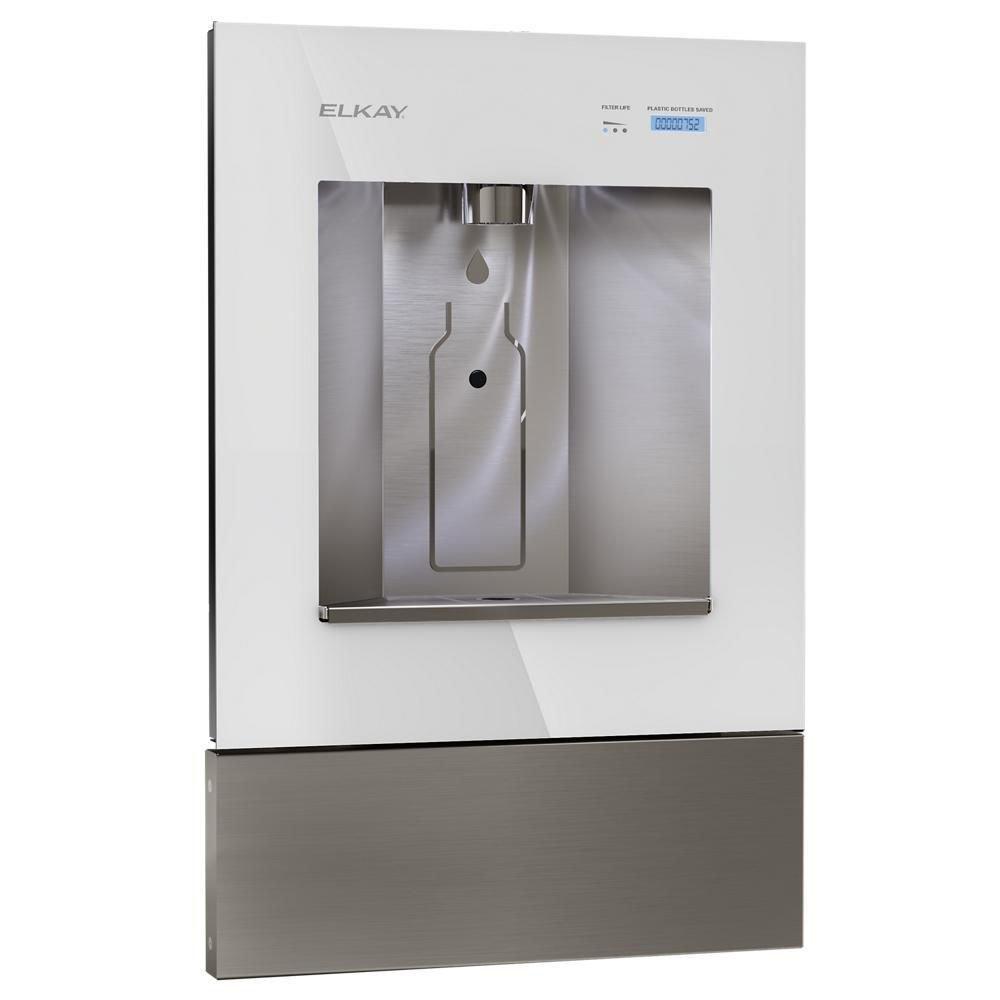 Elkay Aspen White Built-in Stainless Steel Indoor Bottle Filling Station 