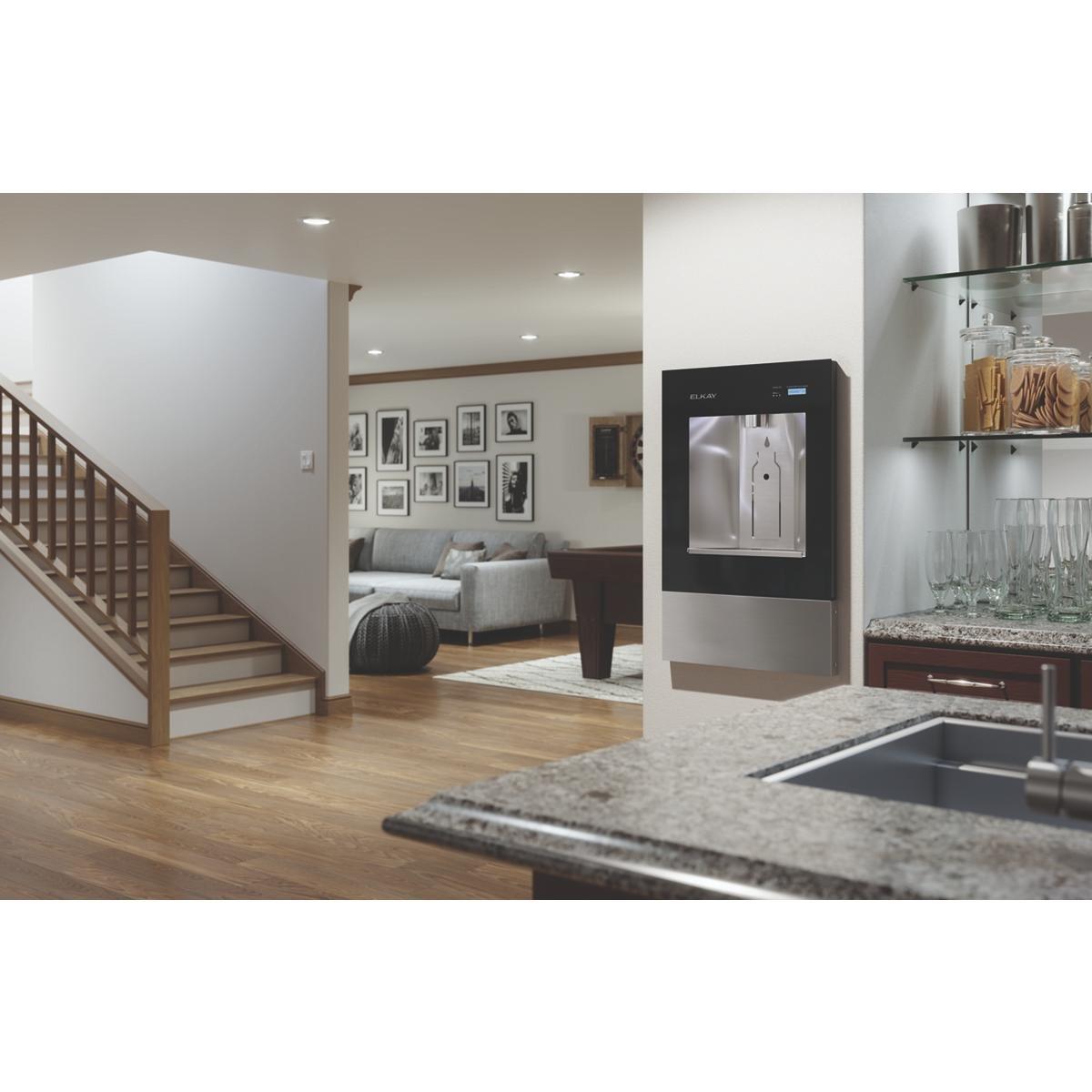 Elkay Aspen White Built-in Stainless Steel Indoor Bottle Filling Station 