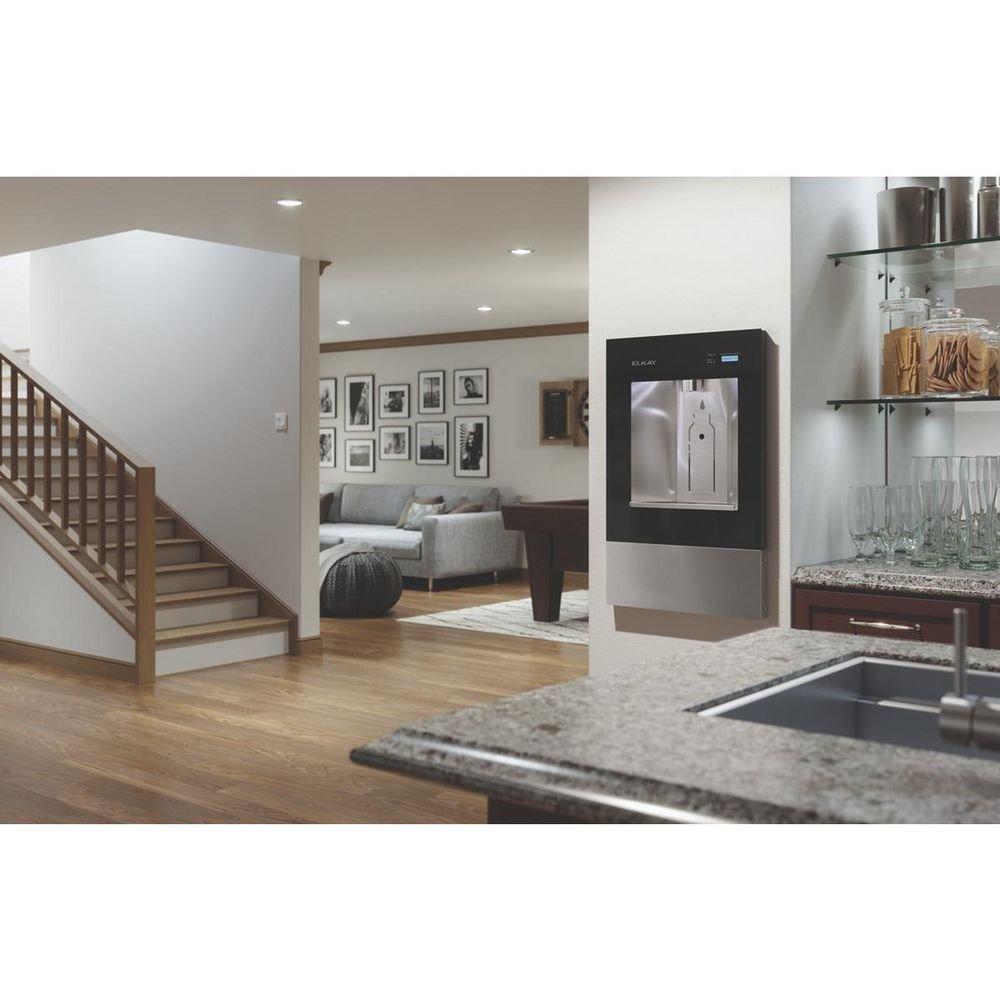 Elkay Aspen White Built-in Stainless Steel Indoor Bottle Filling Station 