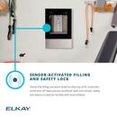 Elkay Midnight Built-in Stainless Steel Indoor Bottle Filling Station 