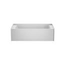 JACUZZI® White 60 x 30 in. Soaker Alcove Bathtub with Right Drain 