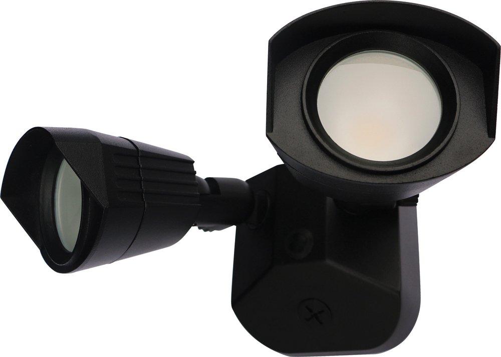 NUVO Black 20W 2-Light LED Security Light 