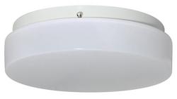 3 in. 13W 1-Light LED Flush Mount Ceiling Fixture in White