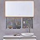 Robern Mirror Finish 27X48 1 DR MIR MED CAB W/ LED 