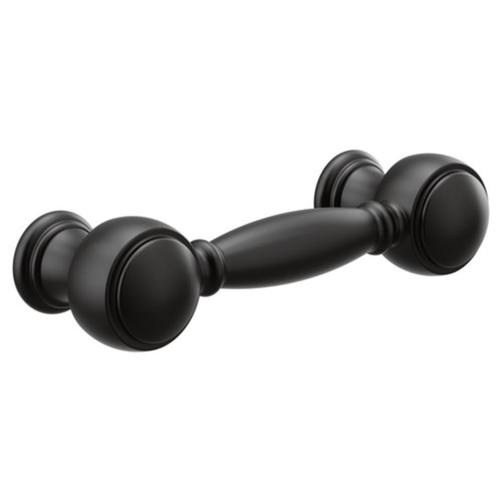 Moen Matte Black 3-19/20 in. Drawer Pull 