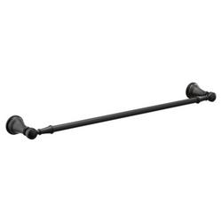 24 in. Towel Bar in Matte Black