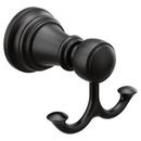 Moen Matte Black 2-Hook Robe Hook 