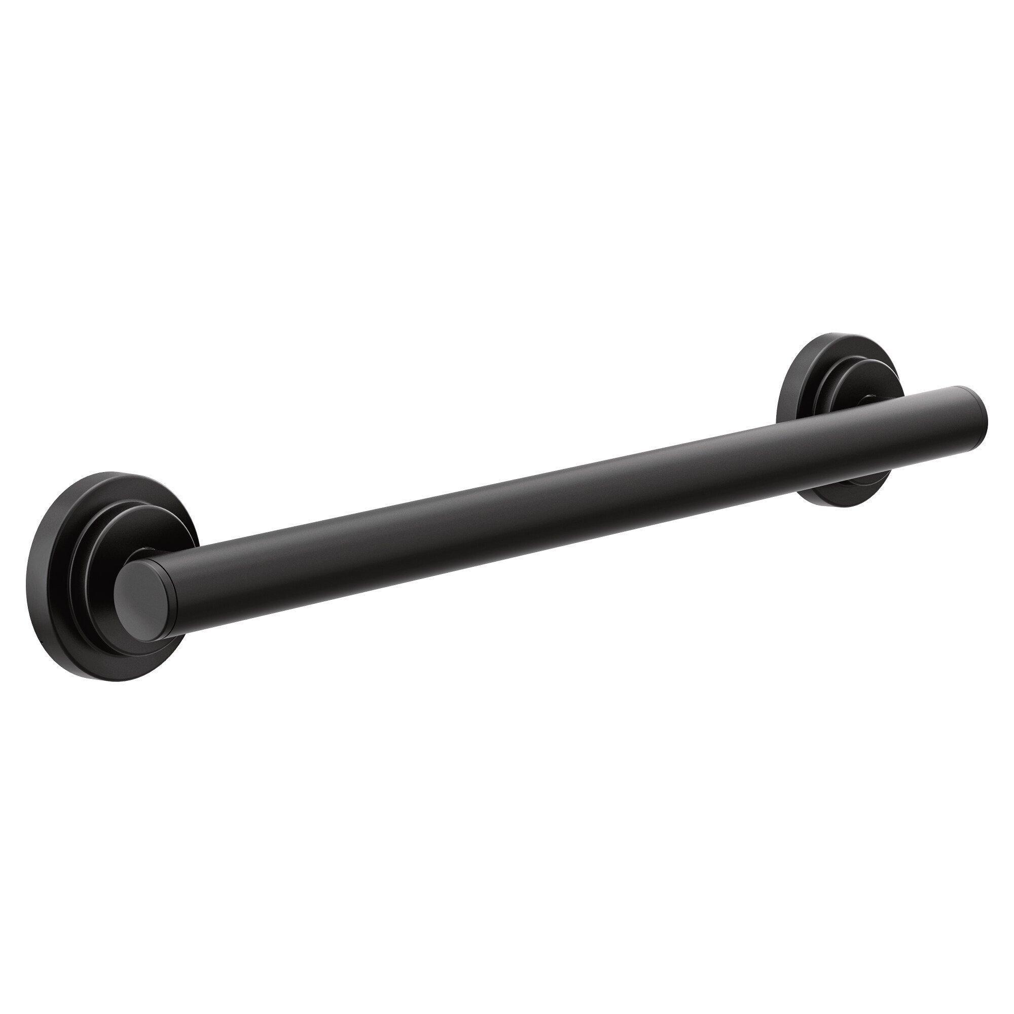 Moen Matte Black 18 in. Grab Bar 