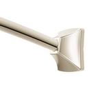 72 in. Wall Mount Round Shower Rod in Polished Nickel