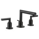 Two Handle Widespread Bathroom Sink Faucet in Matte Black