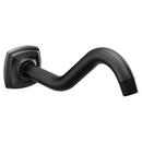 Moen Matte Black Curved Shower Arm 