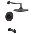 One Handle Single Function Bathtub & Shower Faucet in Matte Black (Trim Only)