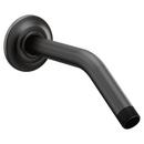 8 in. Shower Arm and Flange in Matte Black