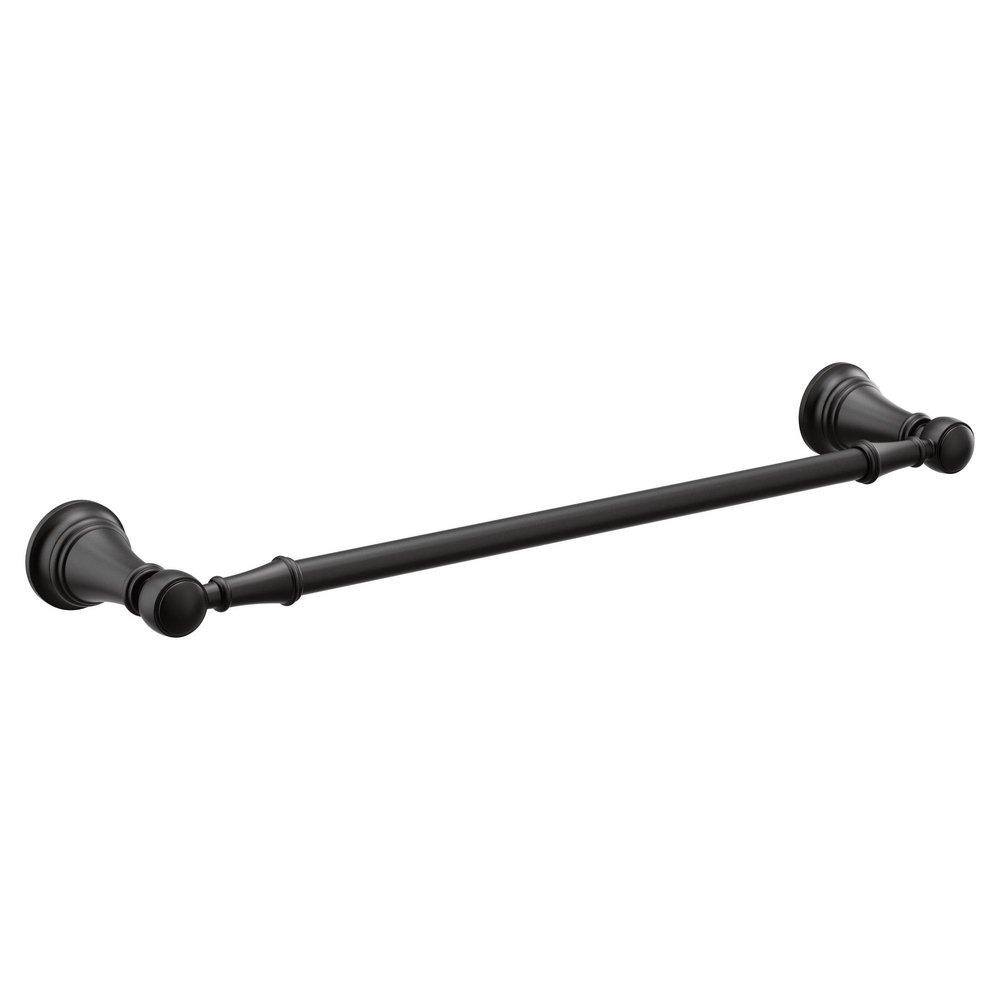 18 in. Towel Bar in Matte Black 