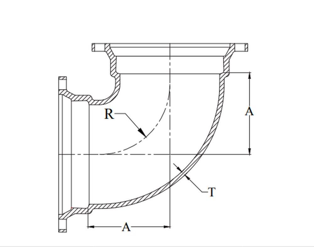 16 MJ C153 90 BEND L/A ZN 